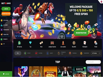 Betamo casino screenshot