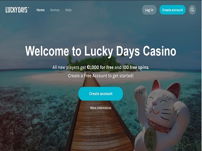 Lucky Days Casino Screenshot